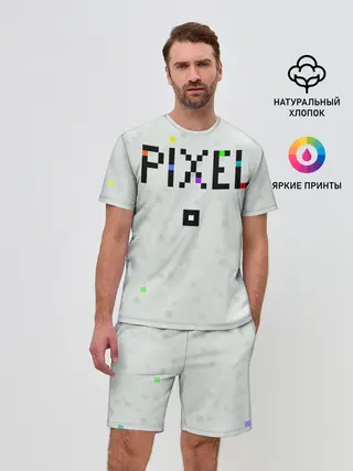 Мужской костюм с шортами / Im a Pixel