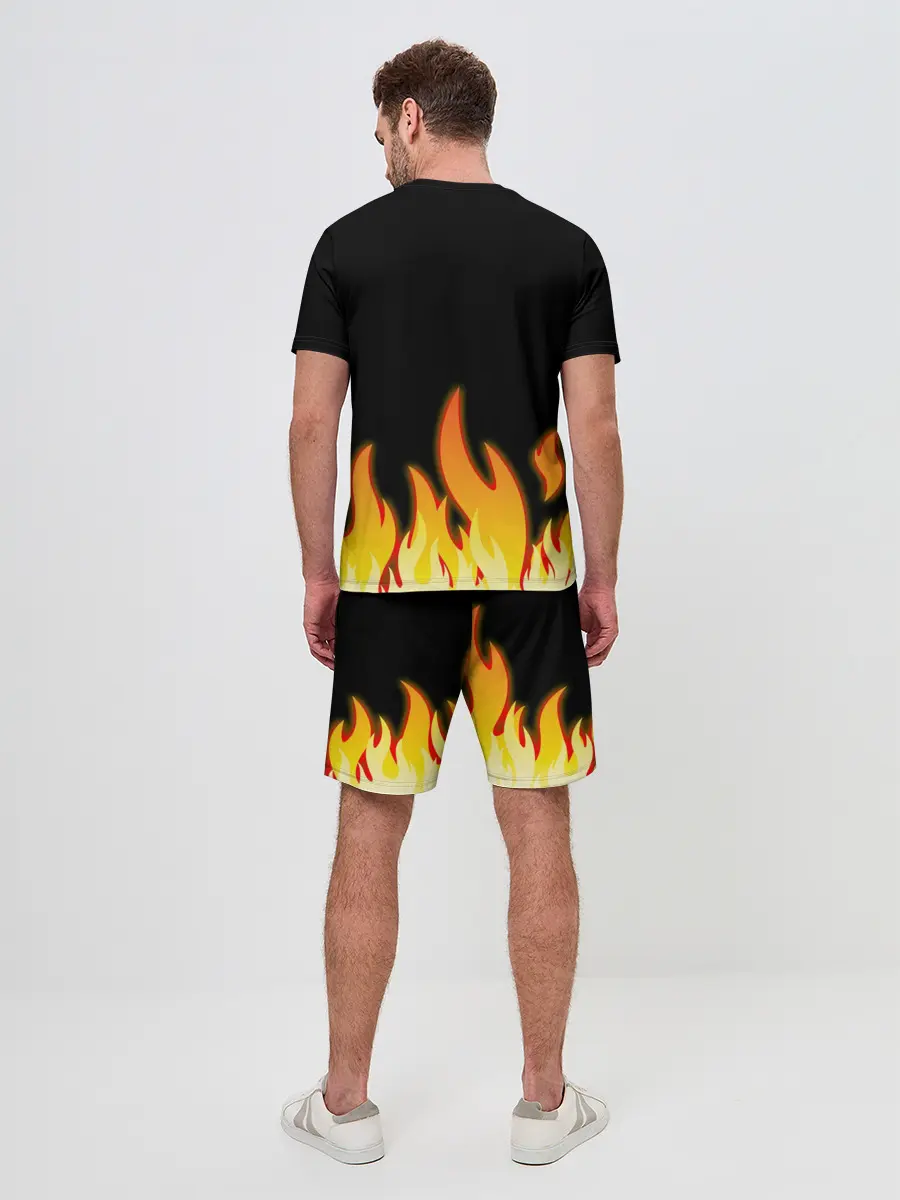 Мужской костюм с шортами / VALHEIM косплей с бородой