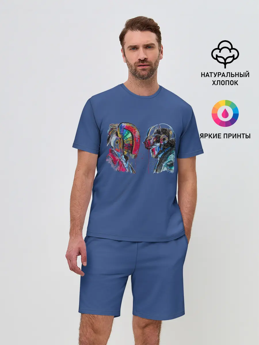 Мужской костюм с шортами / Daft Punk