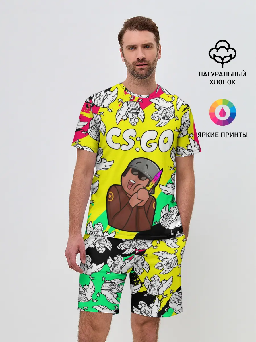 Мужской костюм с шортами / CS GO CHICKEN