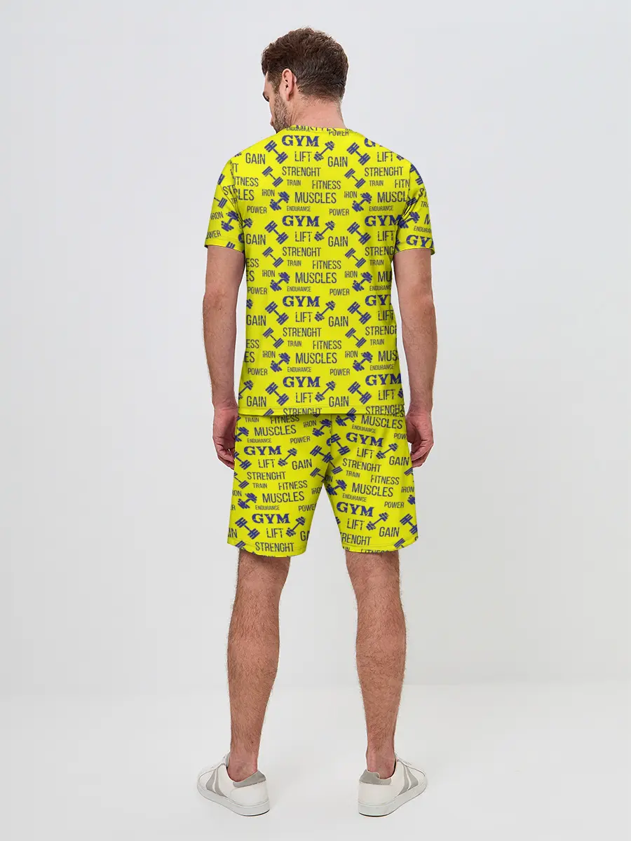 Мужской костюм с шортами / Фитнес