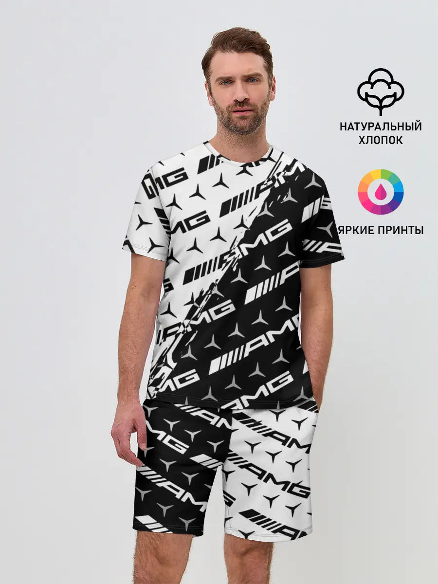 Мужской костюм с шортами / MERCEDES BENZ AMG