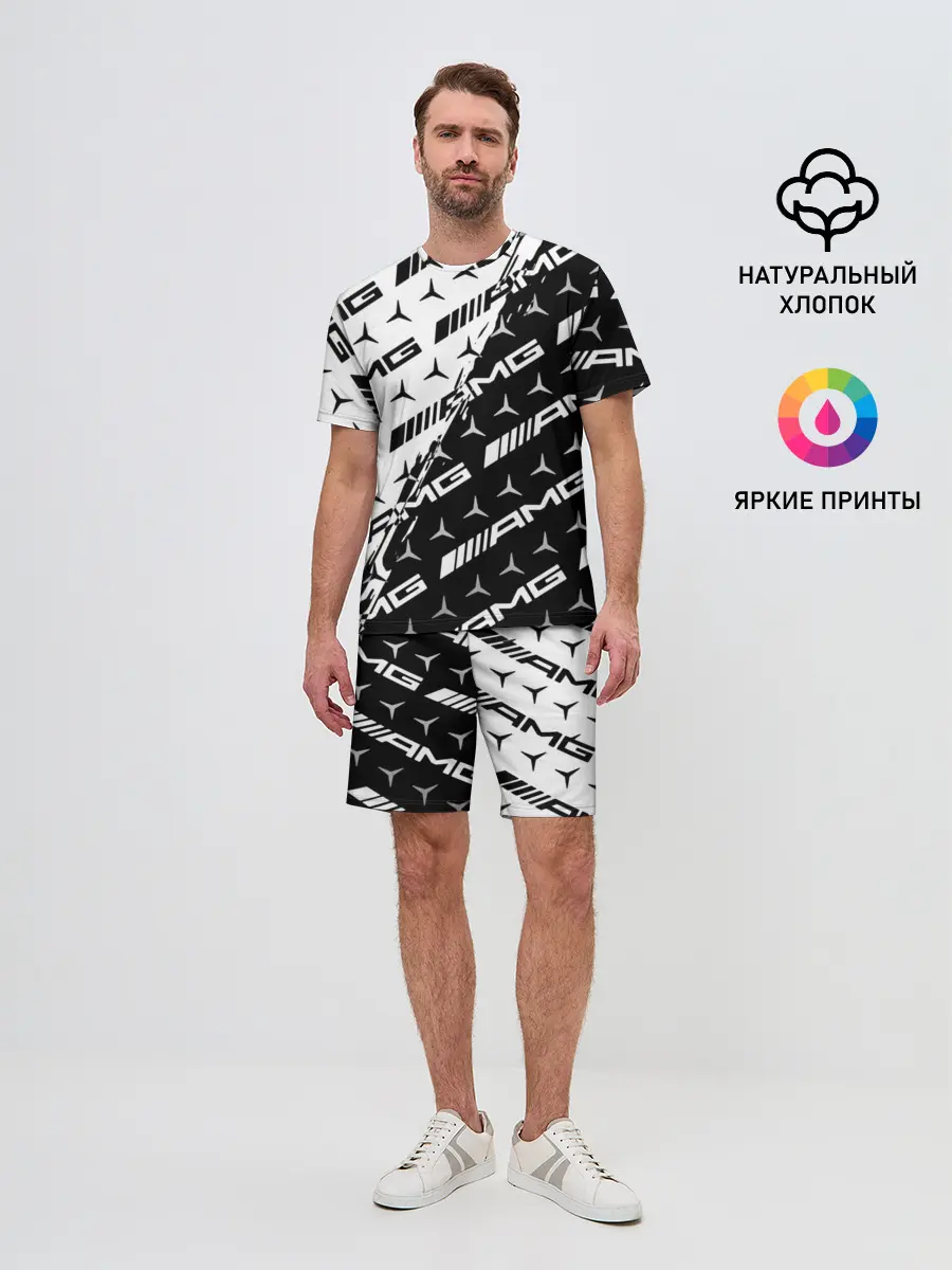 Мужской костюм с шортами / MERCEDES BENZ AMG