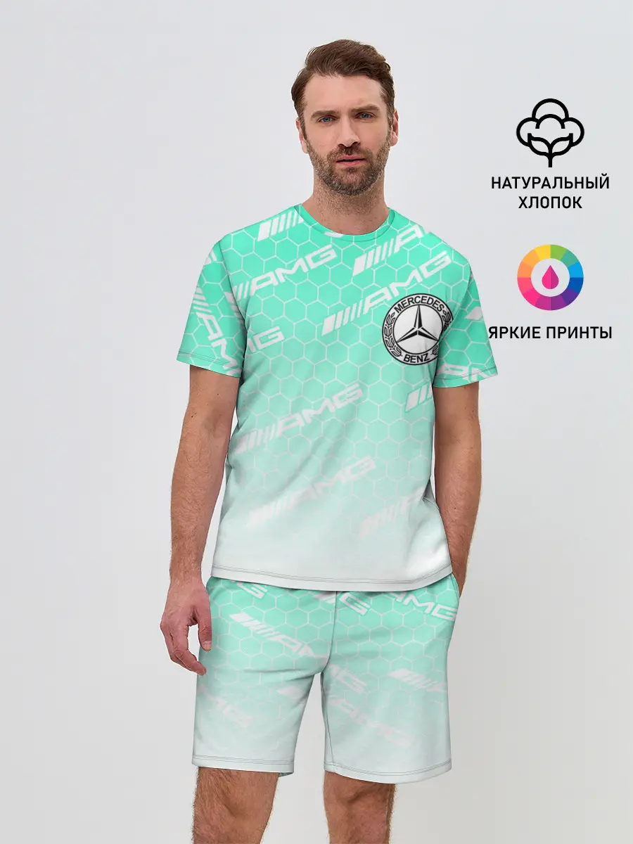 Мужской костюм с шортами / MERCEDES BENZ AMG