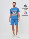 Мужской костюм с шортами / Спички blue