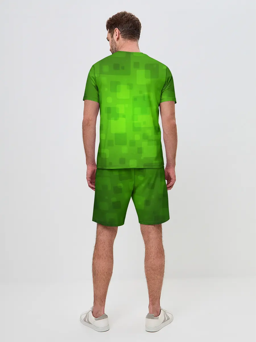 Мужской костюм с шортами / Minecraft