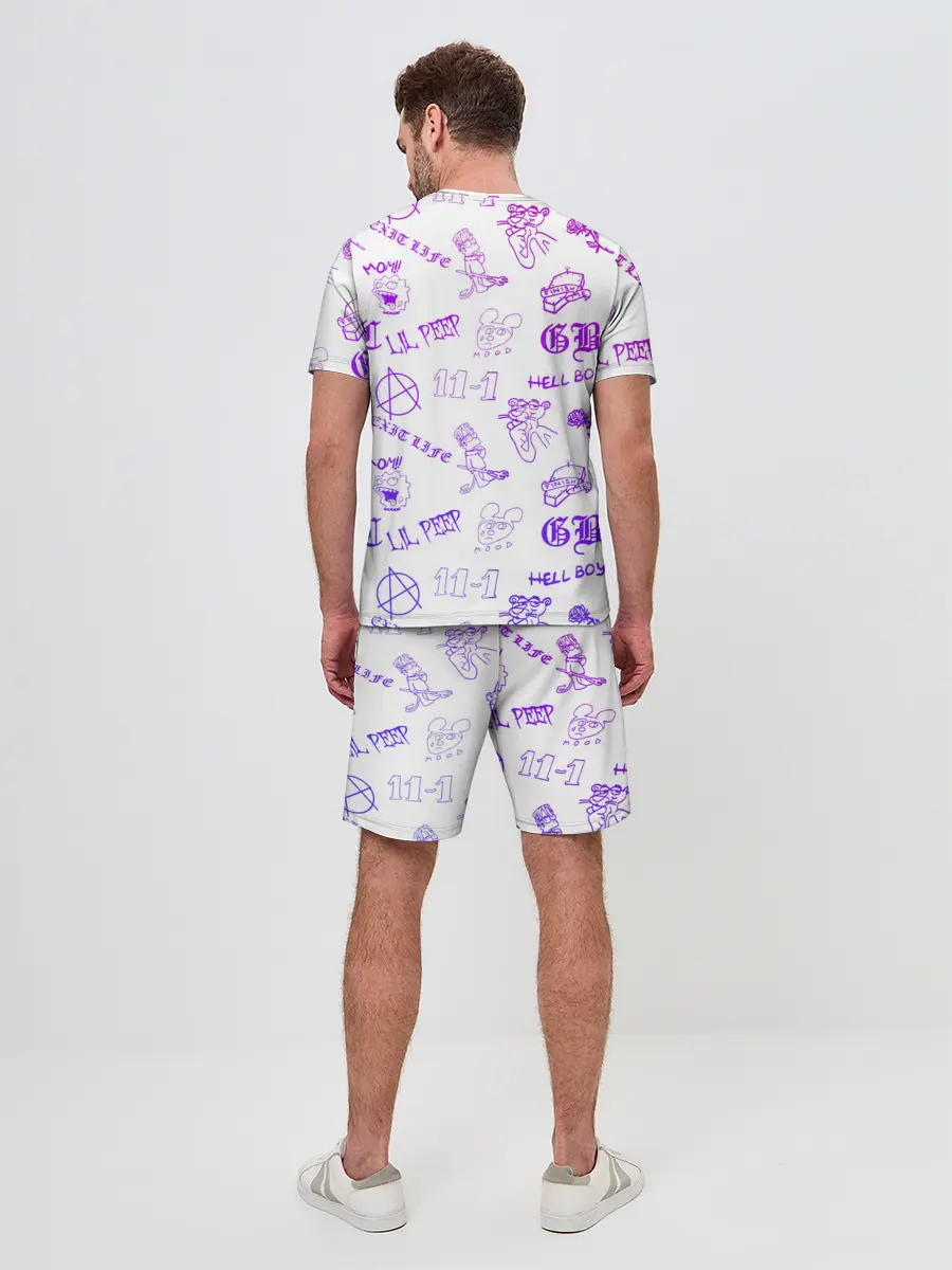 Мужской костюм с шортами / LIL PEEP