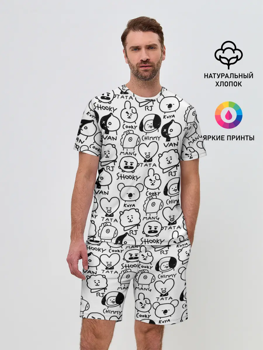 Мужской костюм с шортами / BTS | BT21