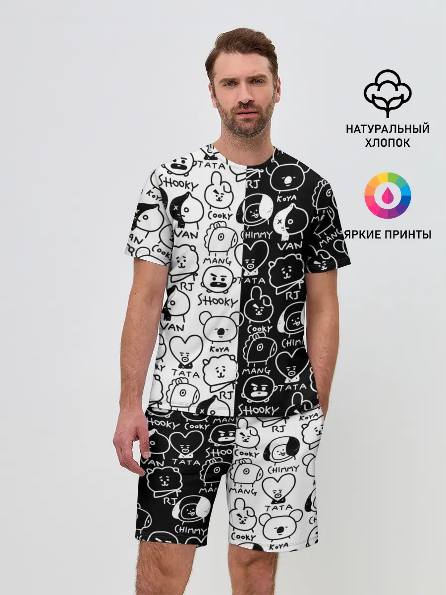 Мужской костюм с шортами / BTS | BT21