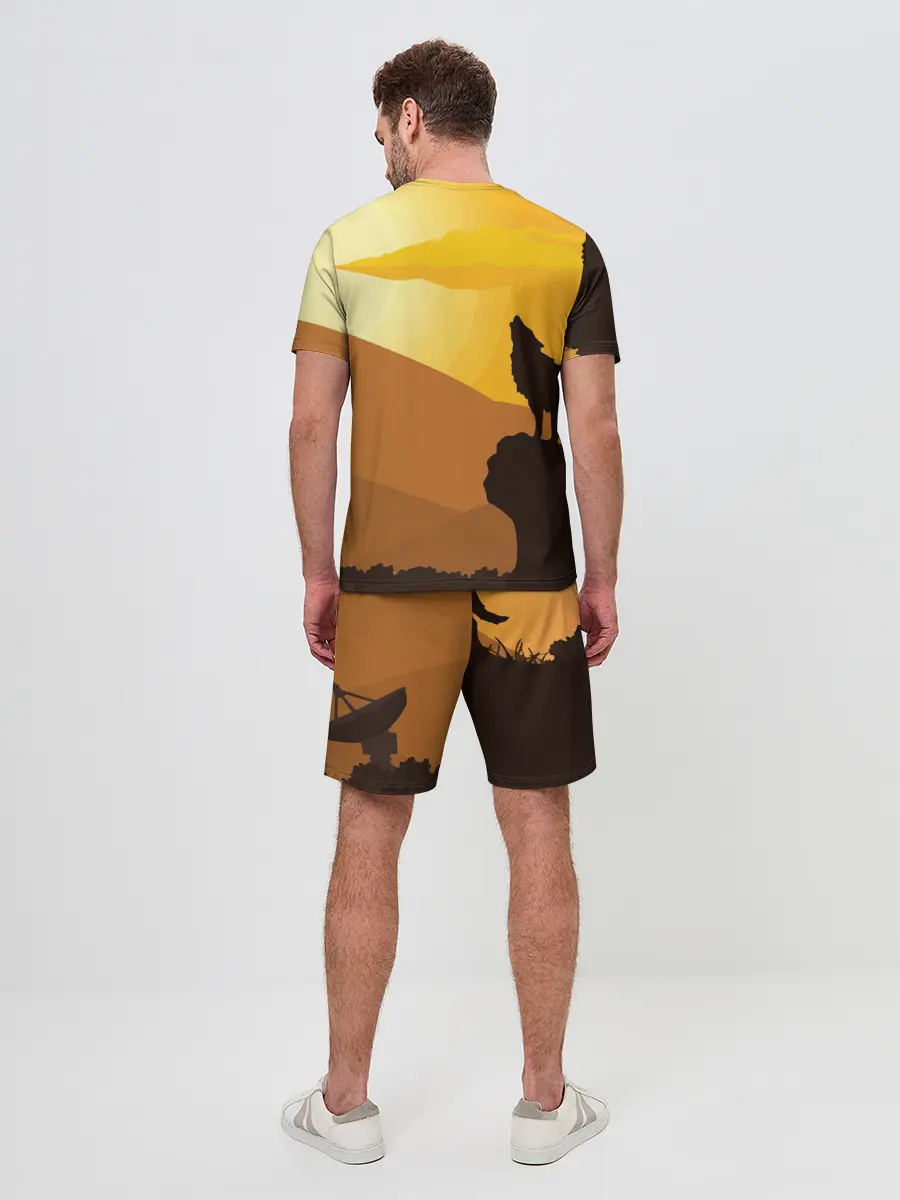 Мужской костюм с шортами / Rust