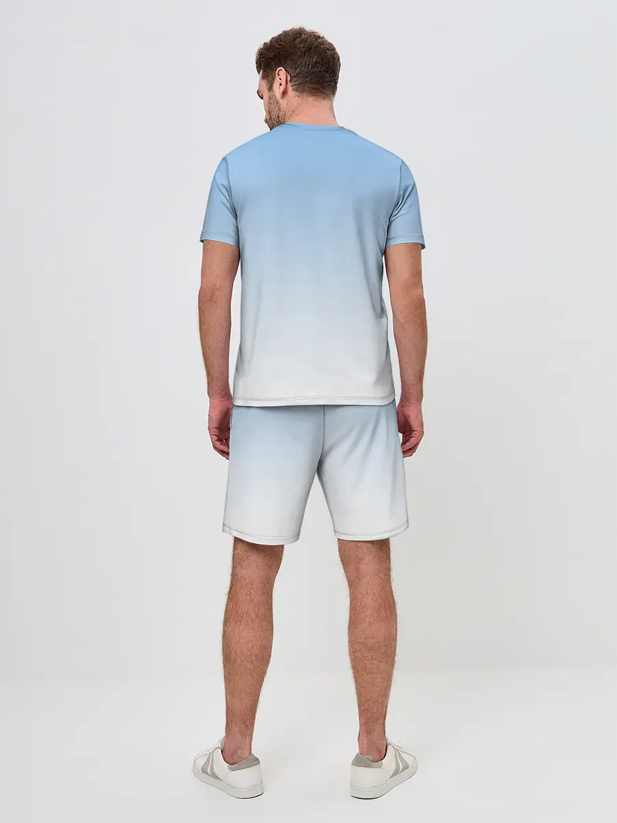 Мужской костюм с шортами / собака в очках