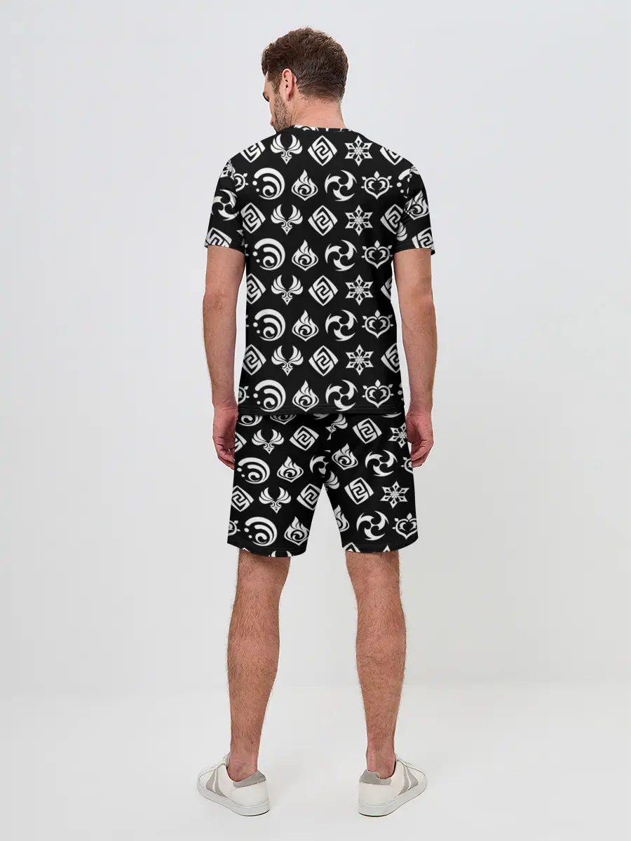 Мужской костюм с шортами / Genshin Impact