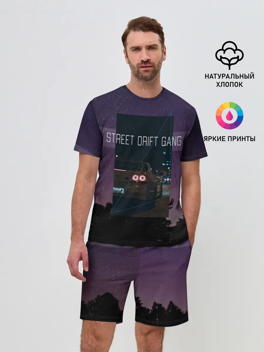 Мужской костюм с шортами / Street Drift Gang | Дрифт