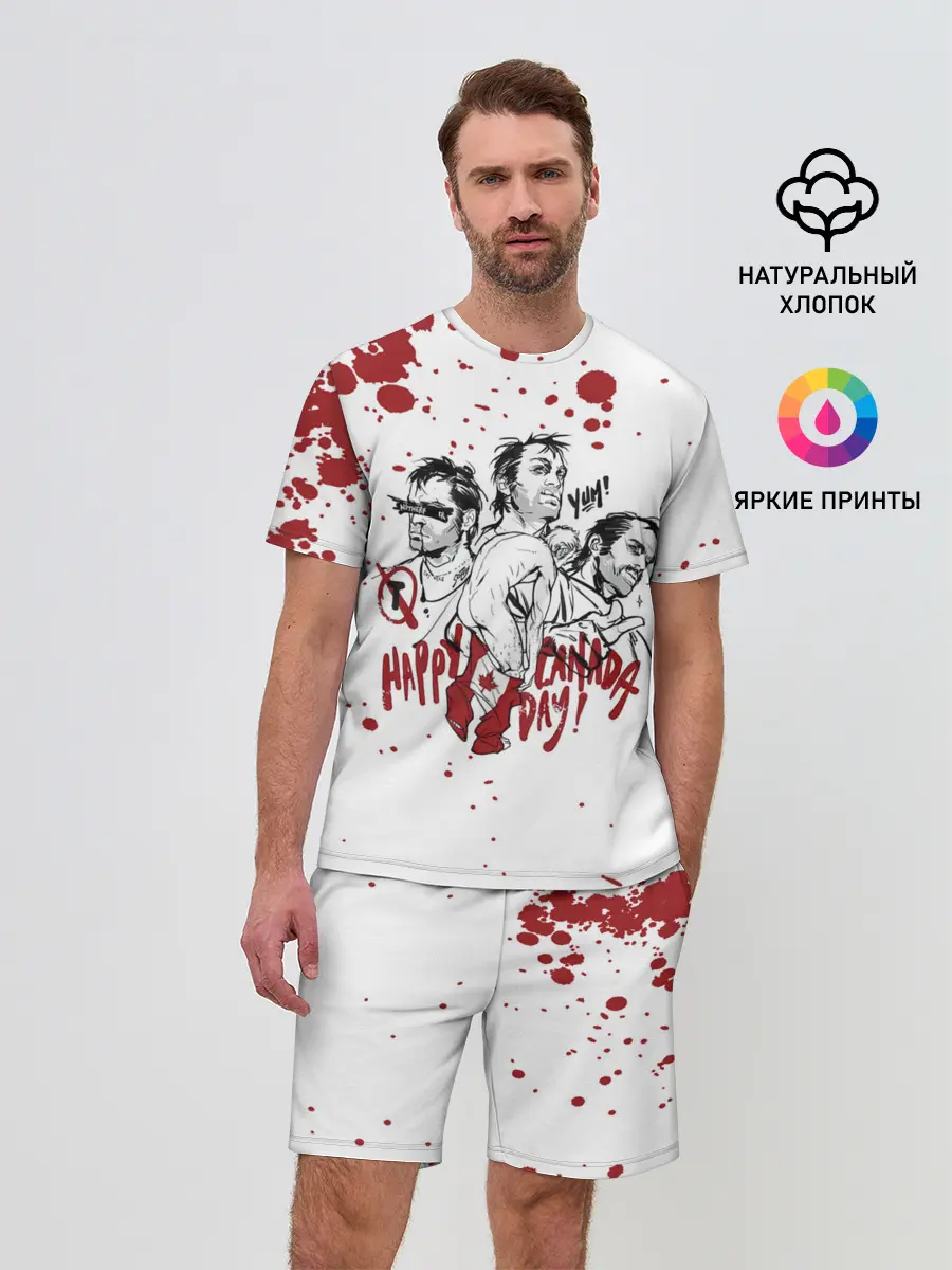 Мужской костюм с шортами / HAPPY CANADA DAY