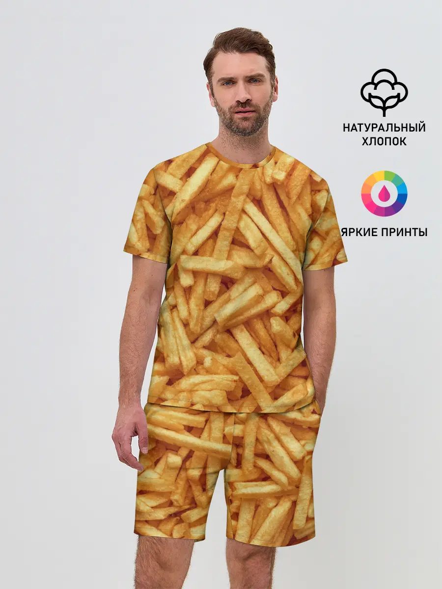 Мужской костюм с шортами / Картошечка ФРИ