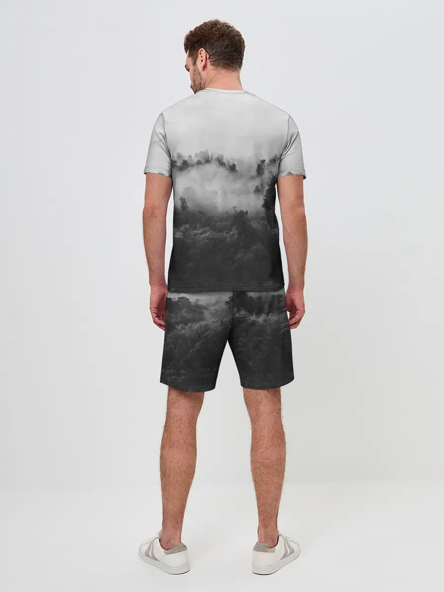 Мужской костюм с шортами / Лес