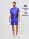 Мужской костюм с шортами / Зимний лес