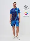 Мужской костюм с шортами / СИНИЙ ГРАНИТ