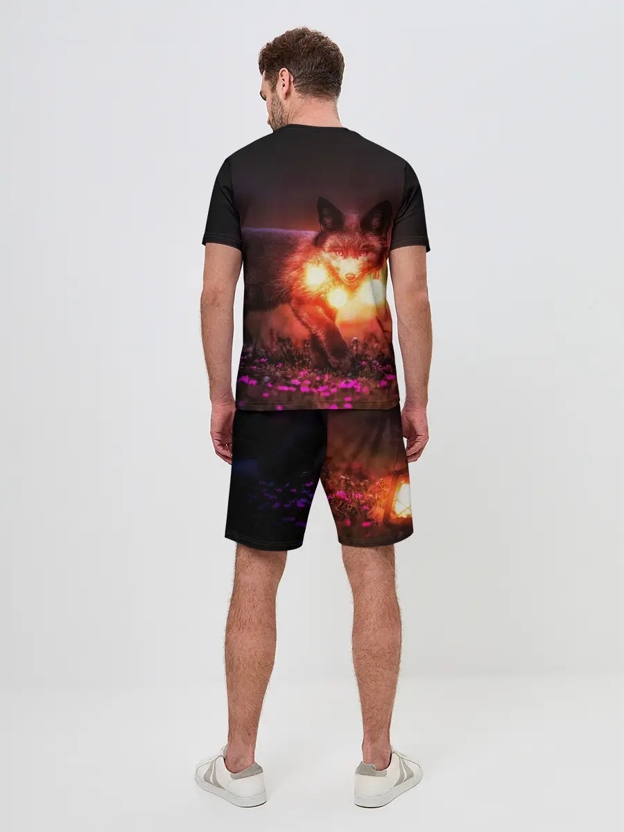 Мужской костюм с шортами / Лисица с фонариками