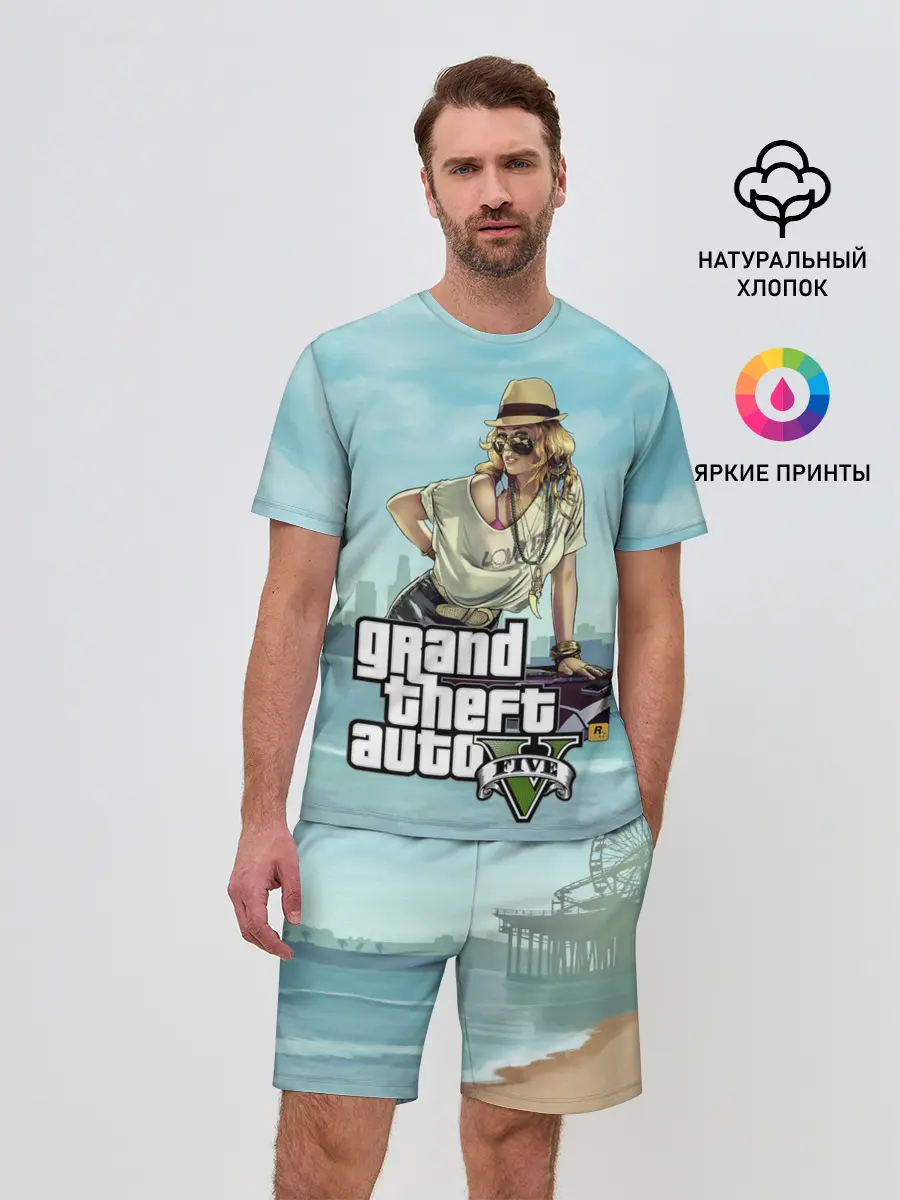 Мужской костюм с шортами / Grand Theft Auto 5 девушка