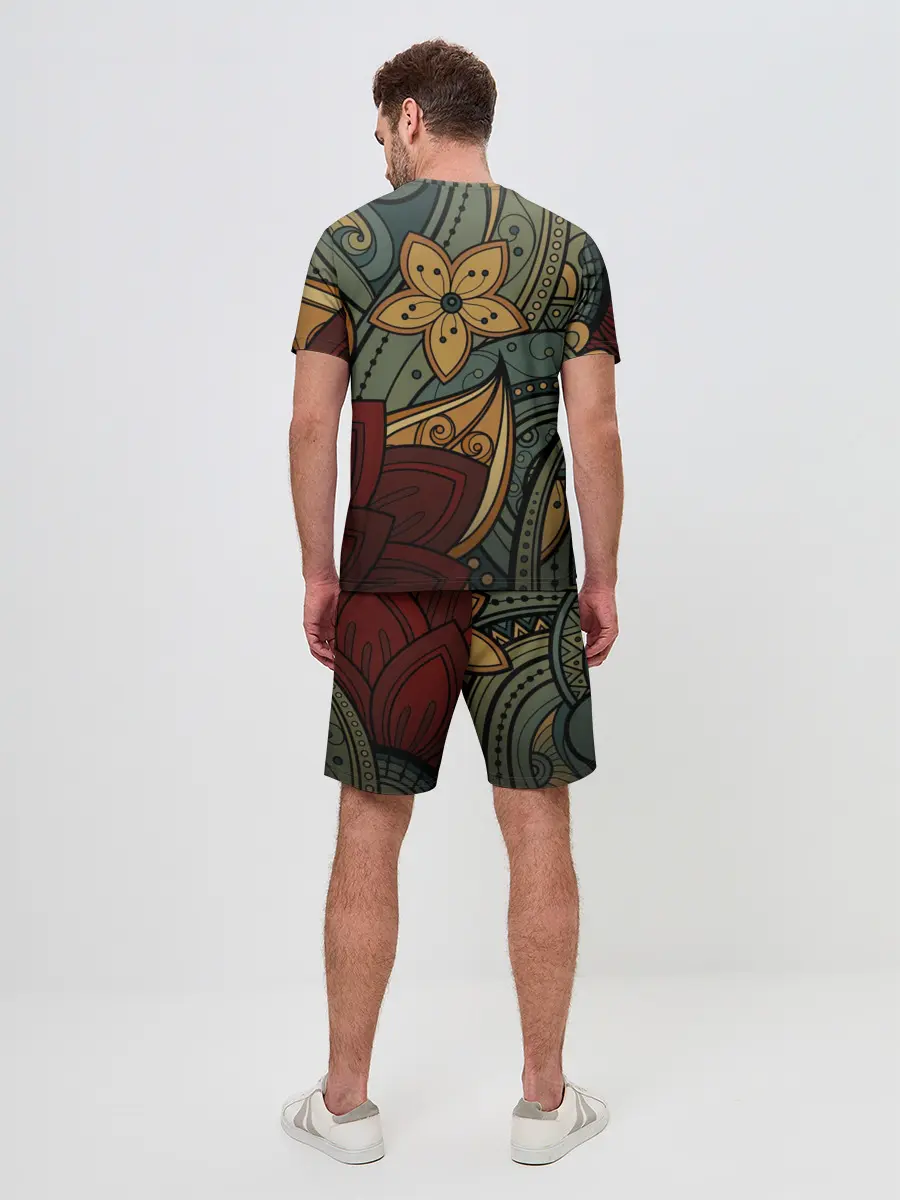 Мужской костюм с шортами / Меладзе Цветы | Мандала