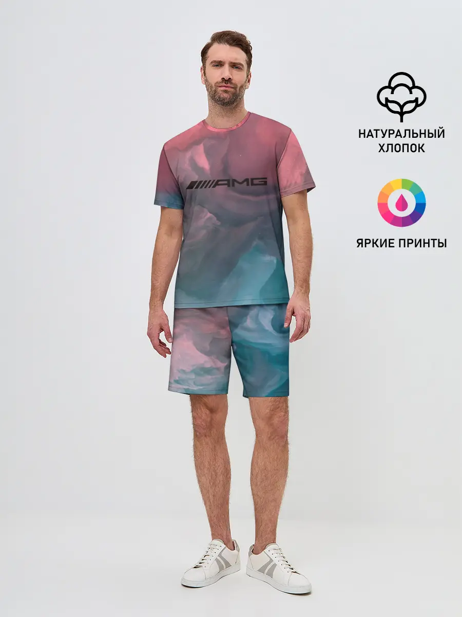 Мужской костюм с шортами / MERCEDES AMG | МЕРСЕДЕС АМГ