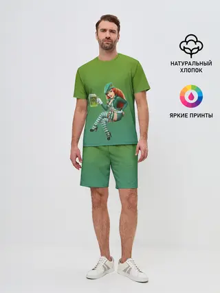 Мужской костюм с шортами / девушка вечеринка на Патрика