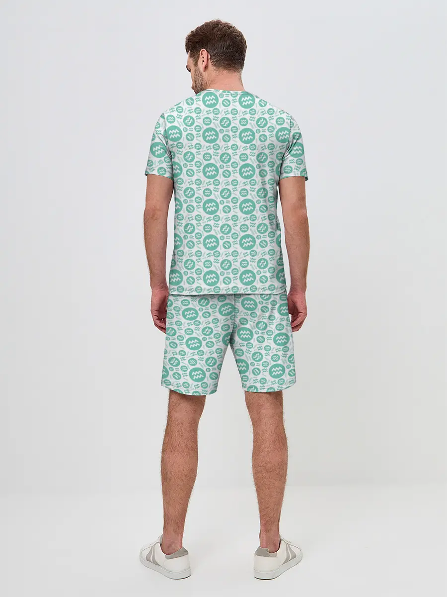 Мужской костюм с шортами / Водолей