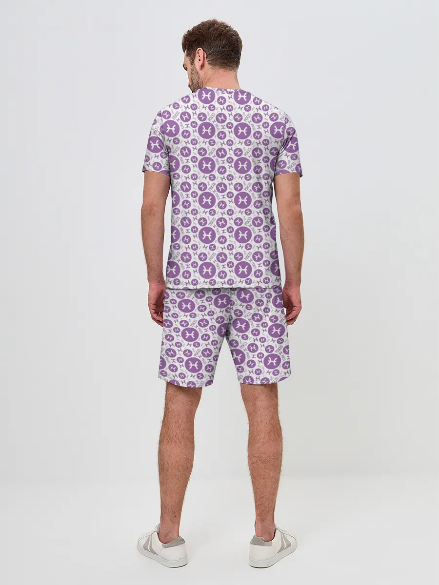 Мужской костюм с шортами / Рыбы