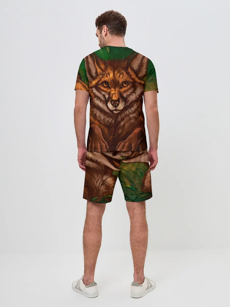 Мужской костюм с шортами / Лисы