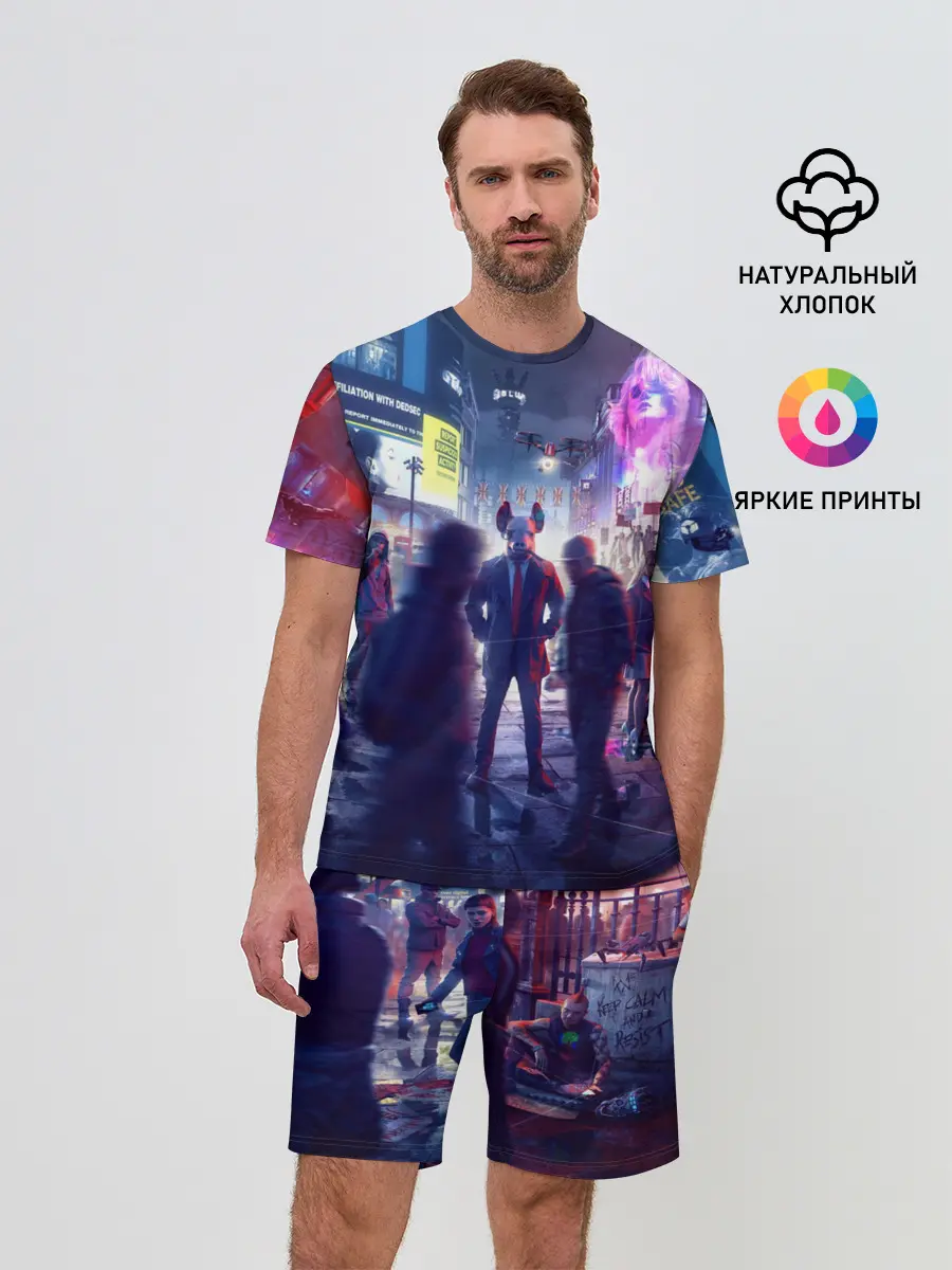 Мужской костюм с шортами / Watch dogs: Legion