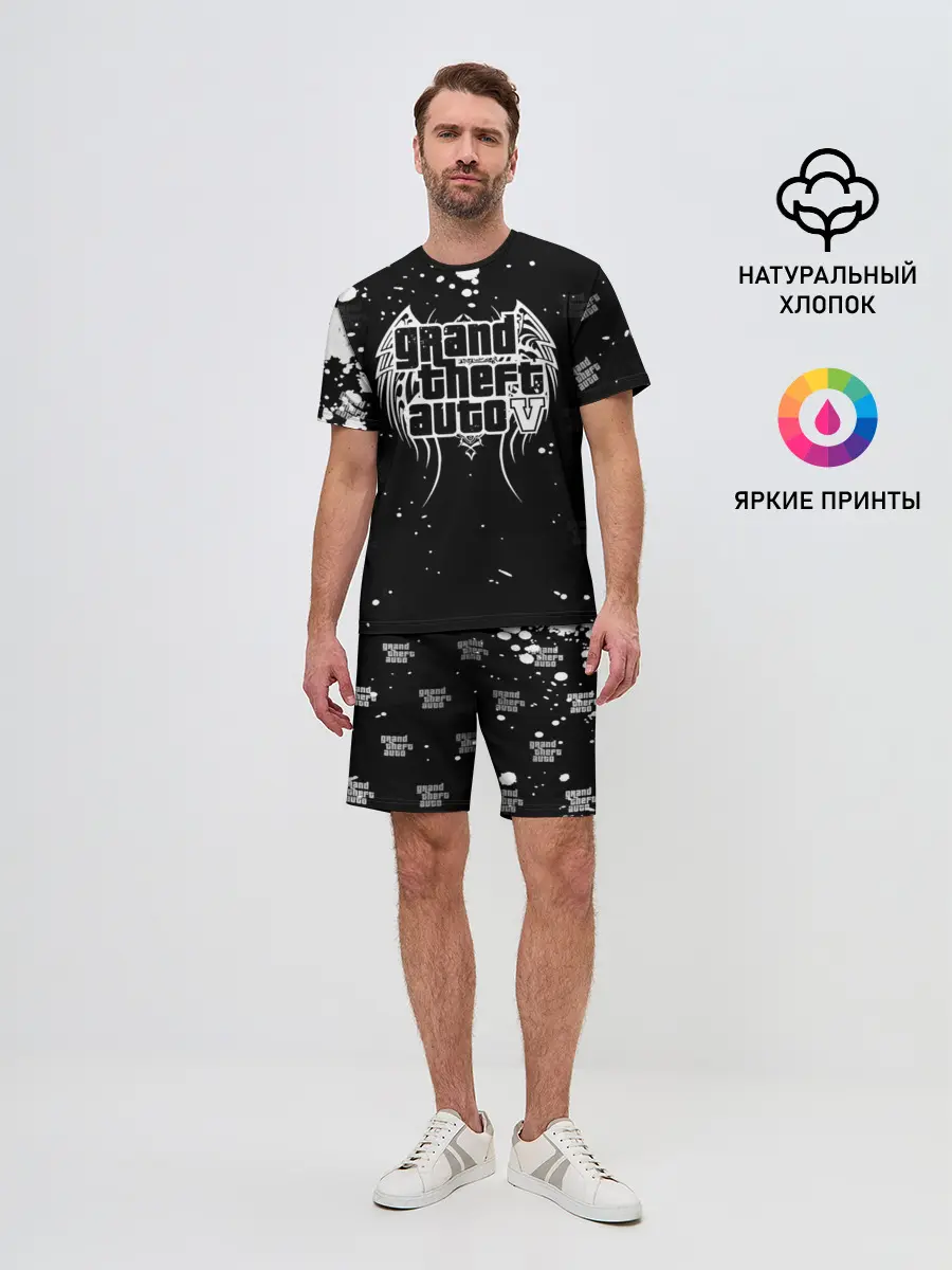 Мужской костюм с шортами / Grand Theft Auto крылья