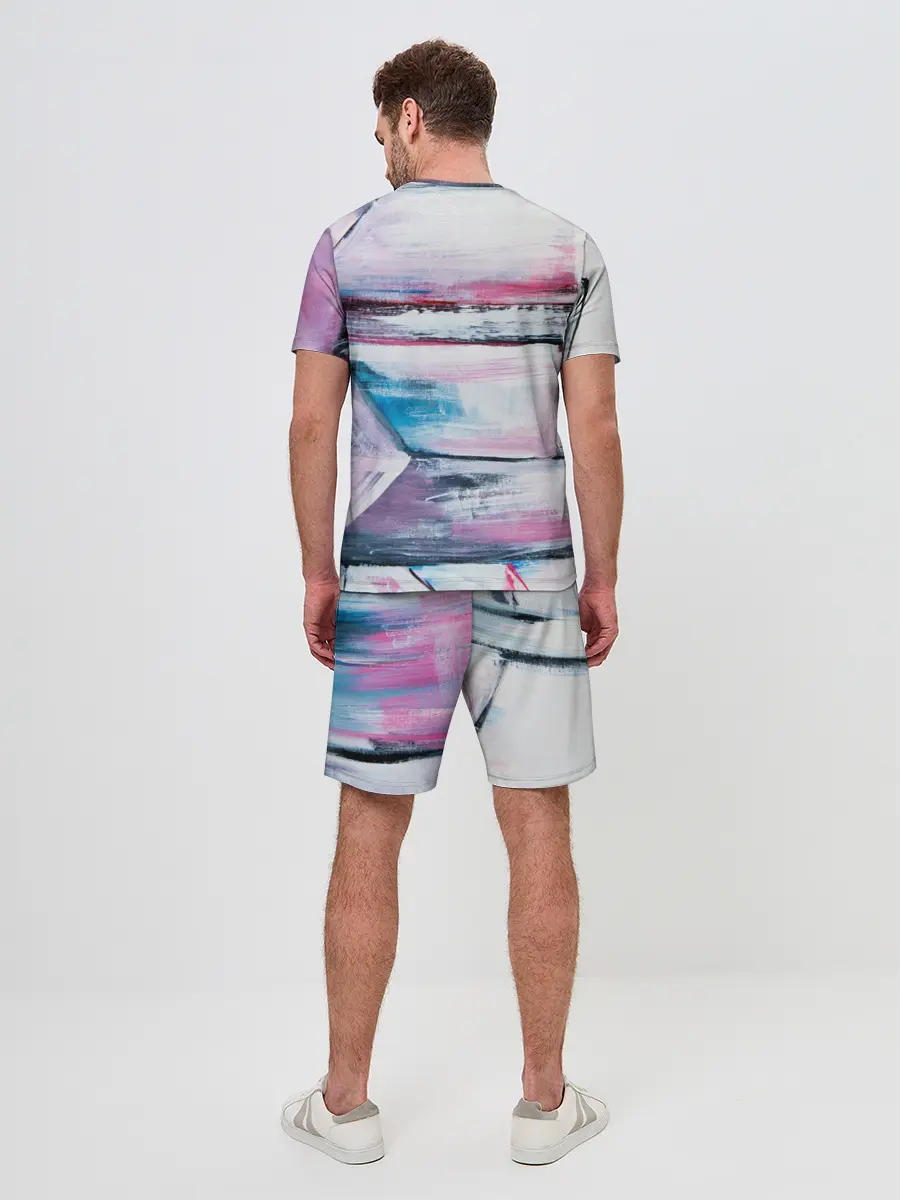 Мужской костюм с шортами / Цветные мелки