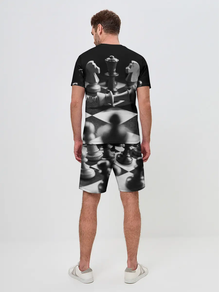 Мужской костюм с шортами / Шахматы