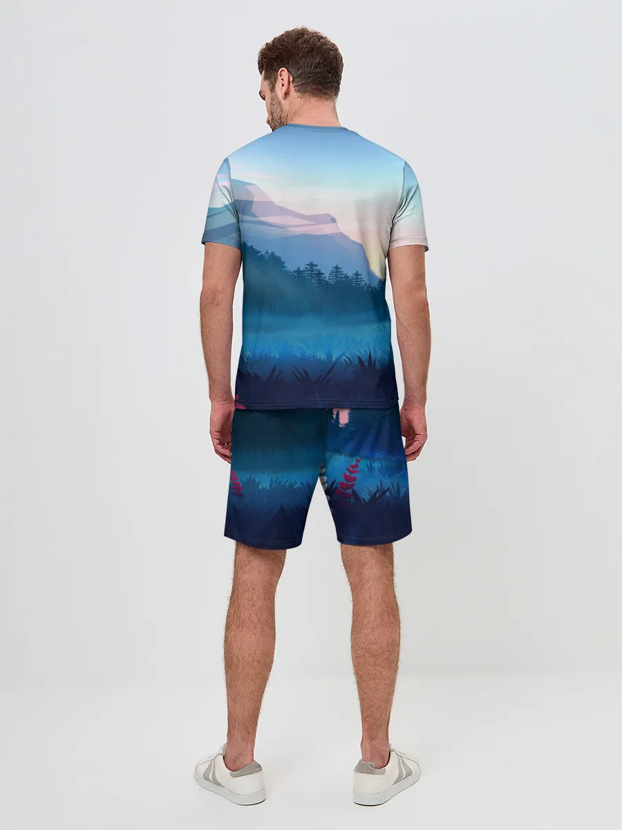 Мужской костюм с шортами / Рассвет