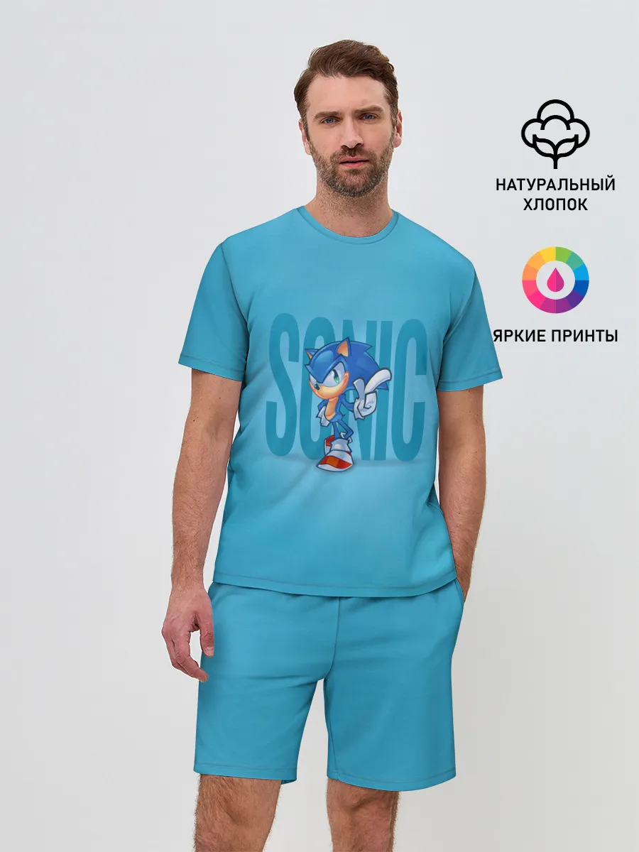 Мужской костюм с шортами / Легендарный ёж