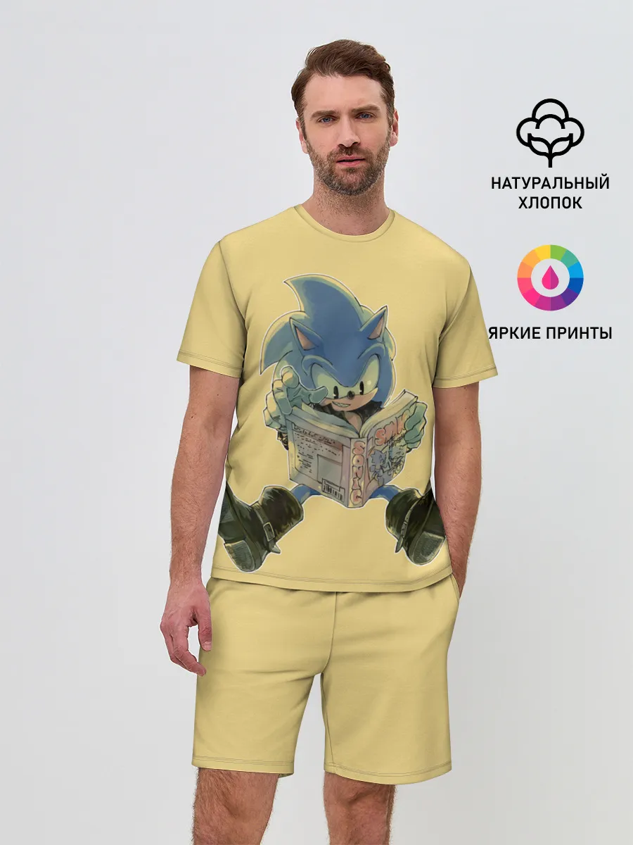 Мужской костюм с шортами / Соник с книжкой