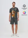 Мужской костюм с шортами / Furry fox