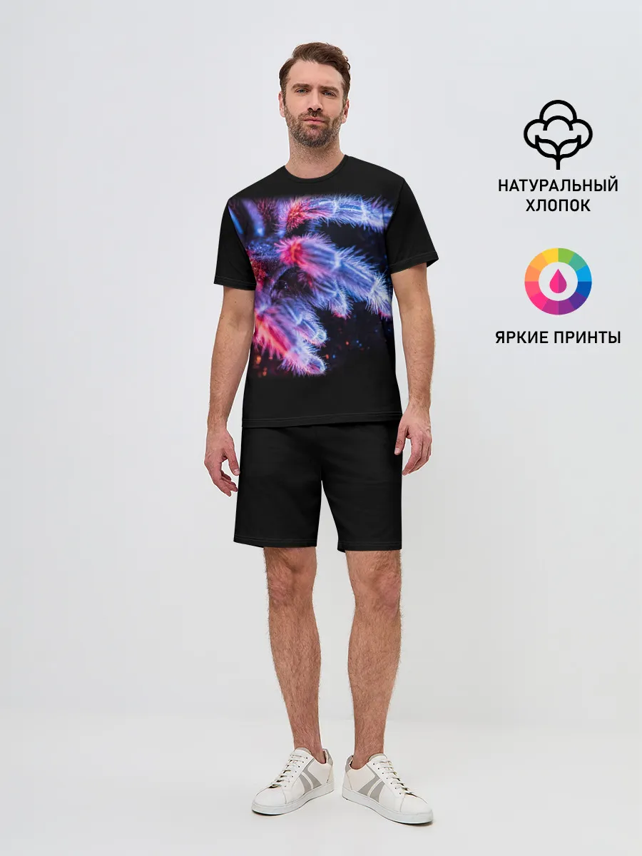 Мужской костюм с шортами / НЕОНОВЫЙ ПАУК