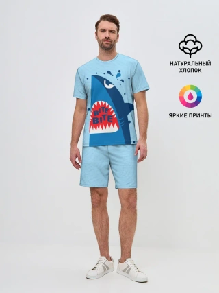 Мужской костюм с шортами / Акула bite