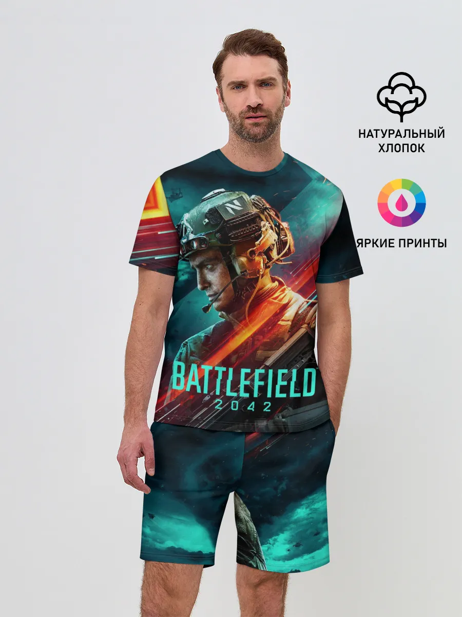 Мужской костюм с шортами / Battlefield 2042 Soldier