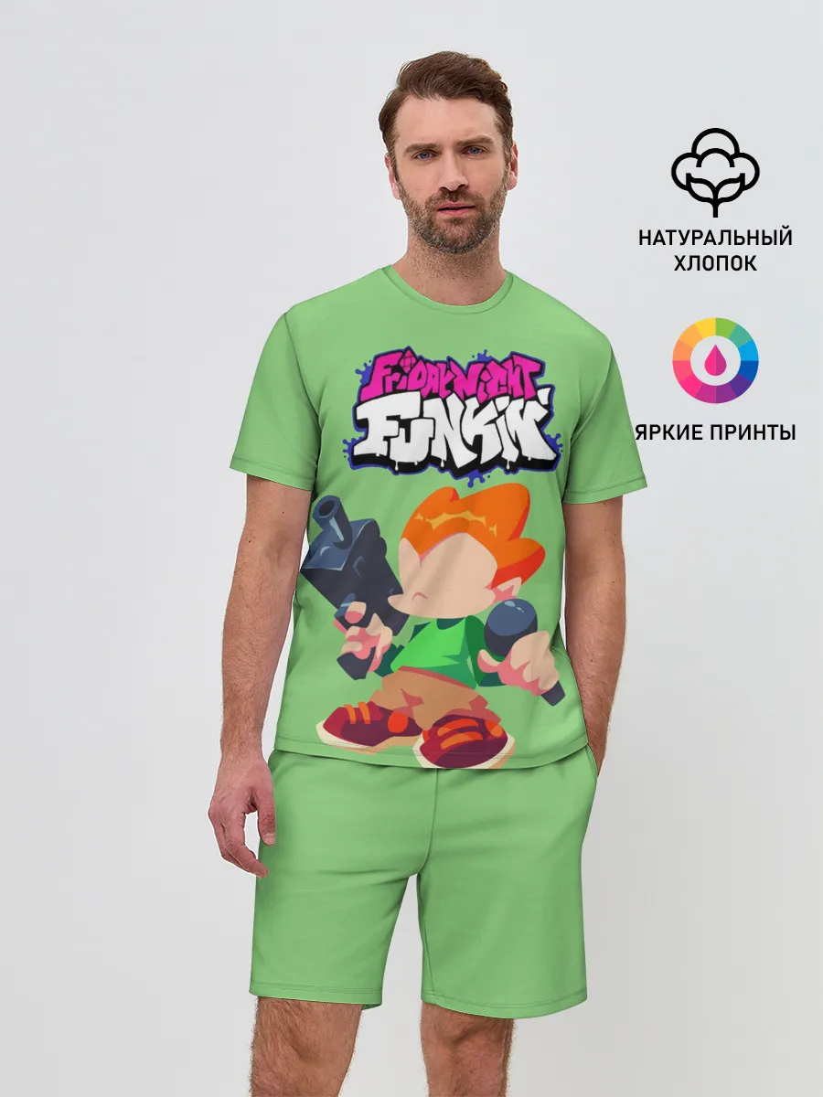 Мужской костюм с шортами / FNF Pico