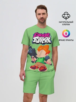 Мужской костюм с шортами / FNF Pico