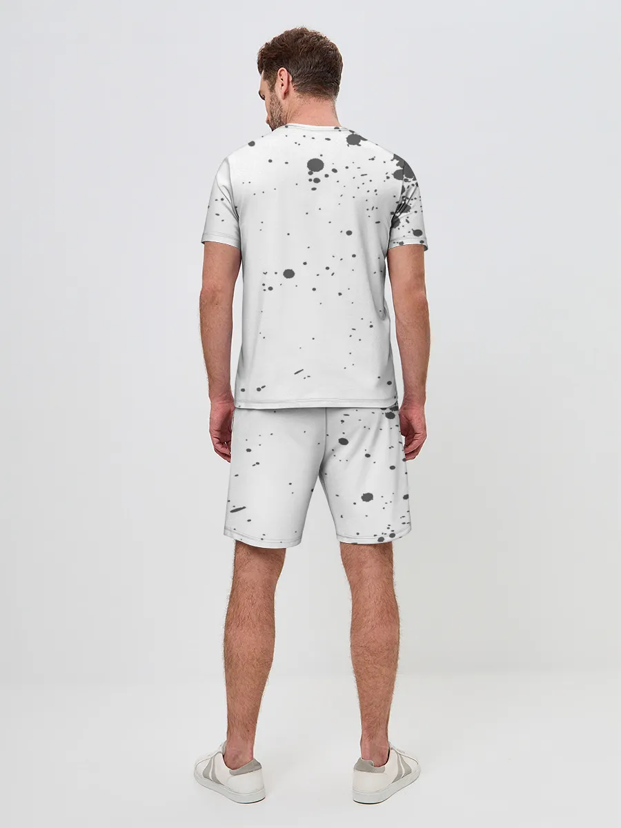 Мужской костюм с шортами / Черный Аста | Чёрный клевер