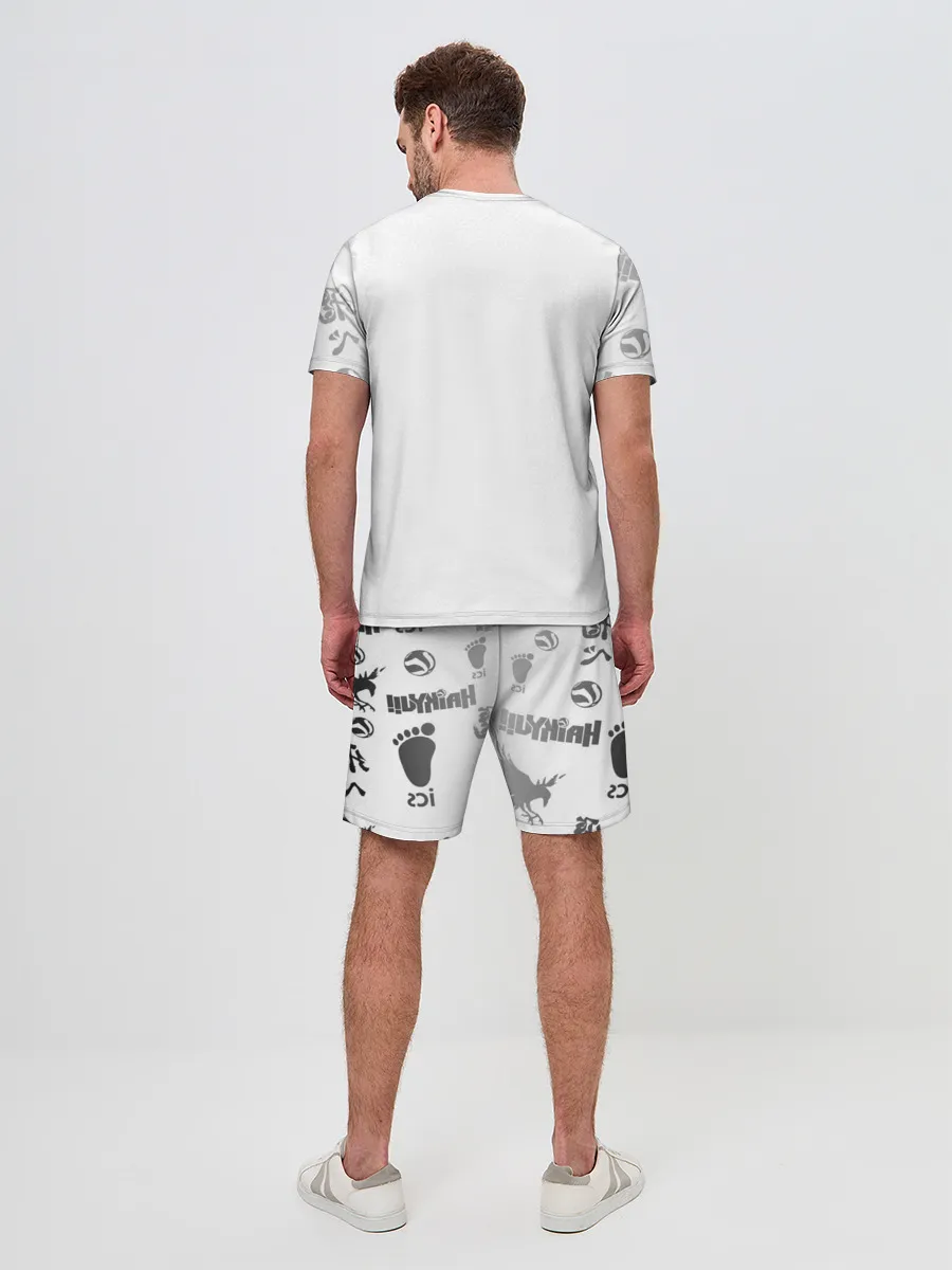 Мужской костюм с шортами / Haikyu!! Кошка Некома