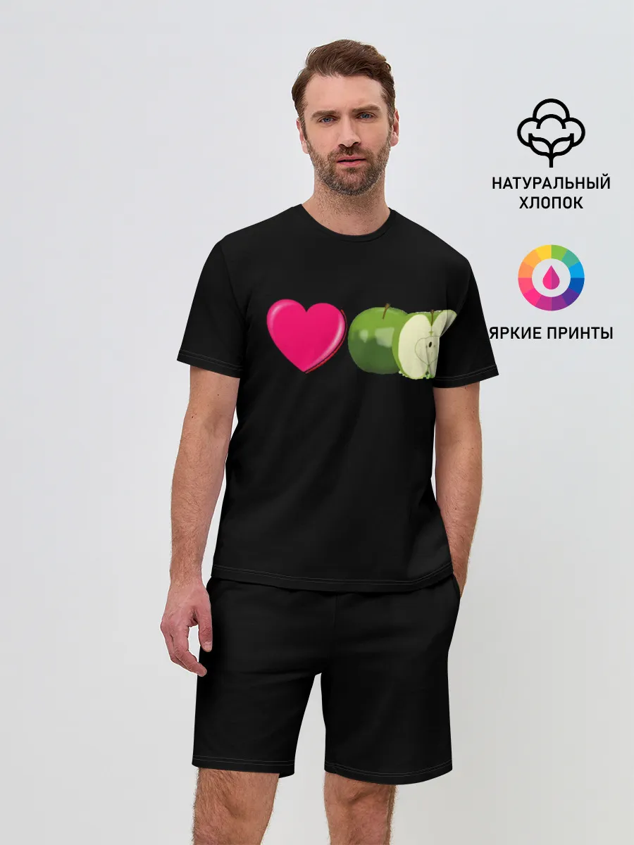 Мужской костюм с шортами / I LOVE APPLE