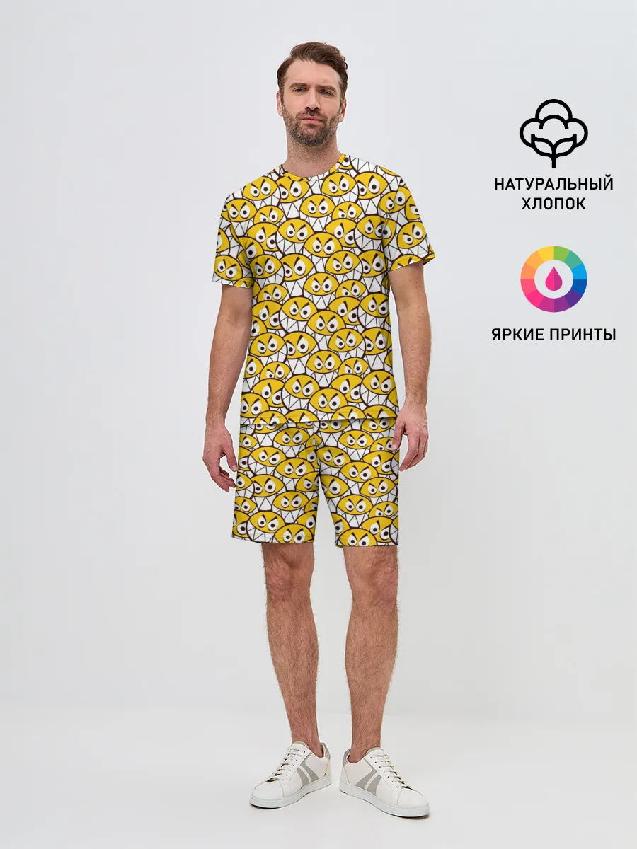 Мужской костюм с шортами / Злые Смайлы