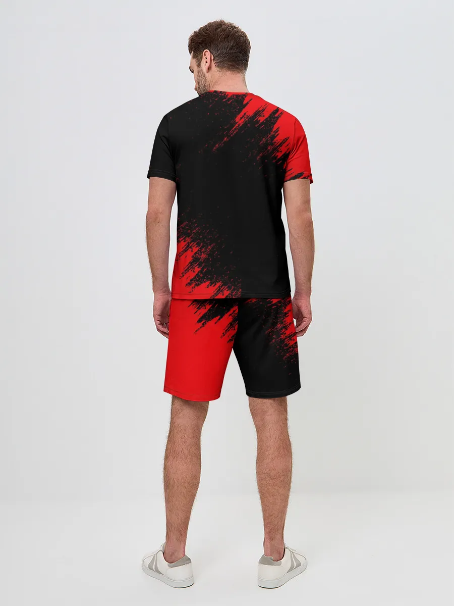 Мужской костюм с шортами / БЕРСЕРК лого и надпись