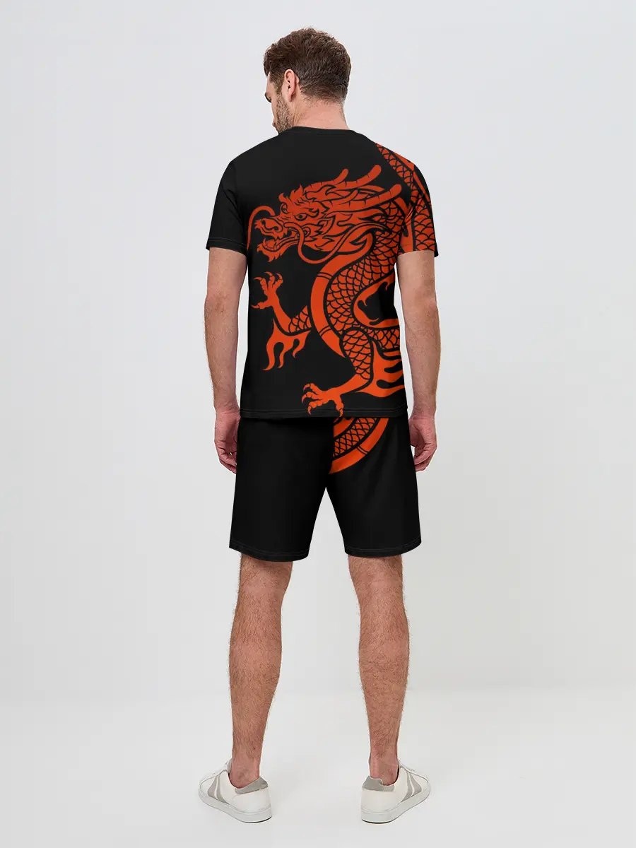 Мужской костюм с шортами / RED CHINA DRAGON