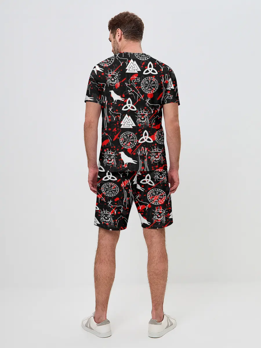 Мужской костюм с шортами / VALHEIM РУНЫ